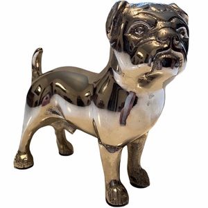 Bull Dog Pug Art Desk Dog Paperweight or Bookend